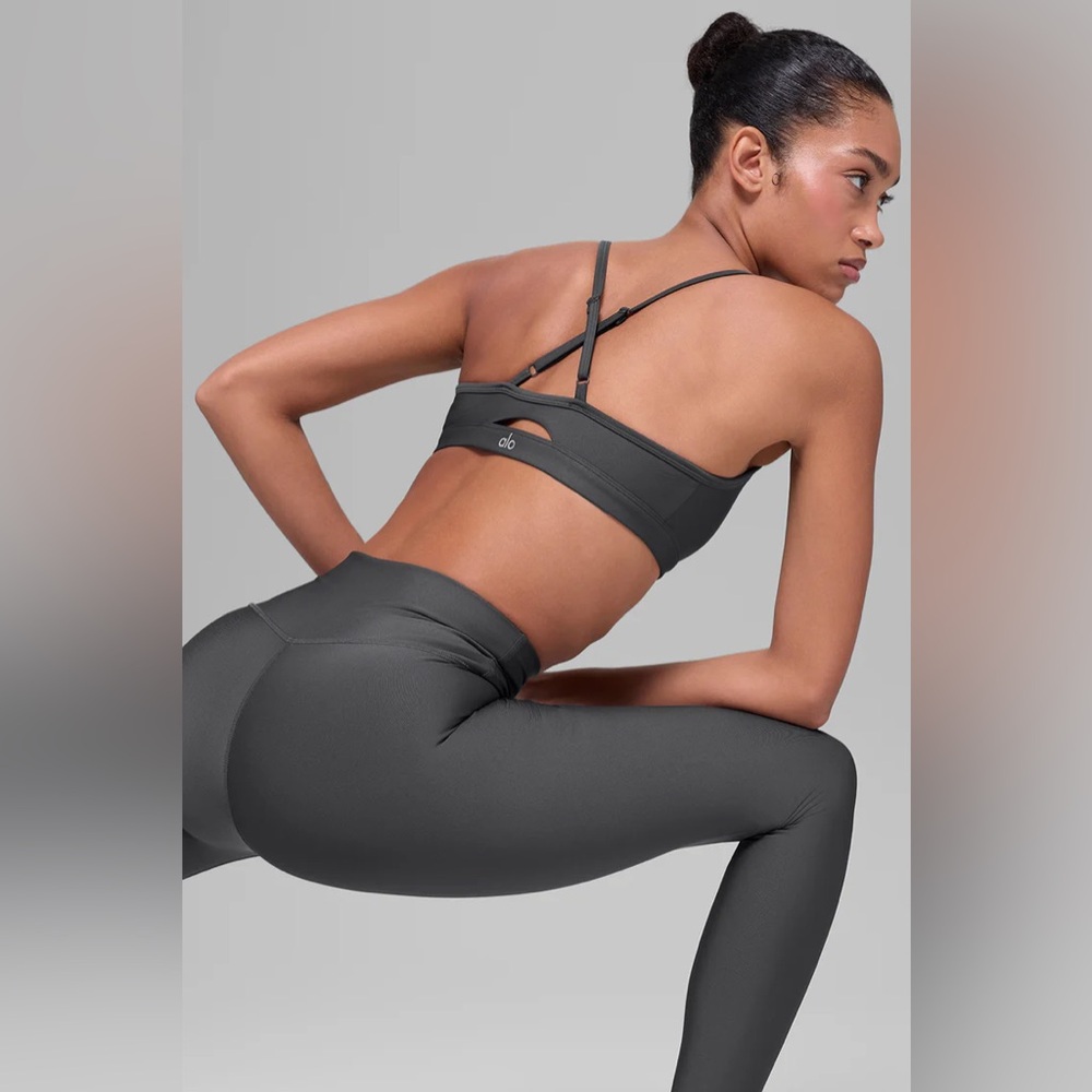 NWT alo High-Waist Airlift Legging 7/8 anthracite size small